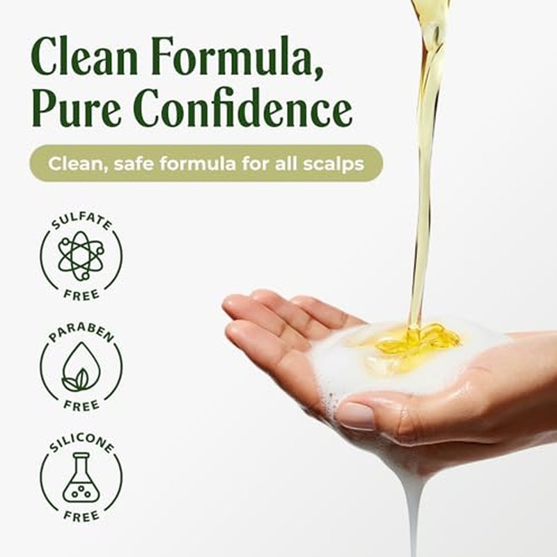 Rosemary Shampoo for Hair Growth & Strength | Sulfate-Free, Paraben-Free, Silicone-Free | Infused with Red Onion Extract, Biotin & Rosemary | Reduces Hair Loss & Supports Scalp Health