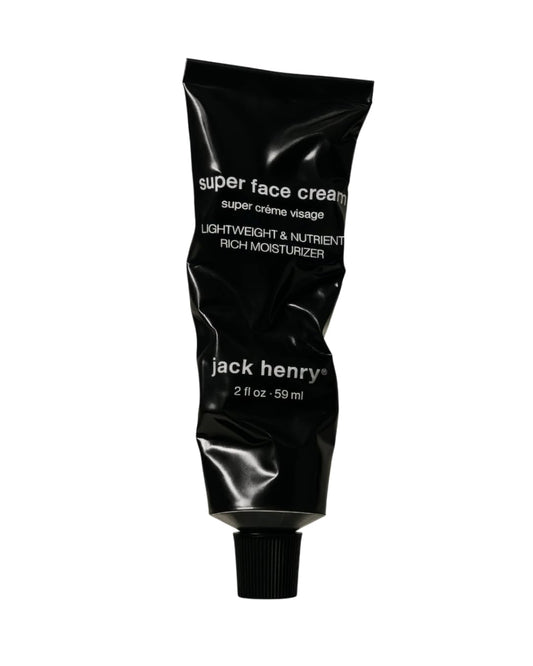 Jack Henry Super Face Cream, Anti Aging Face Moisturizer with Hyaluronic Acid & Peptides, Organic Botanical Face Moisturizer, Sulfate-Free, Daily Moisturizer for Men and Women, 2 fl oz