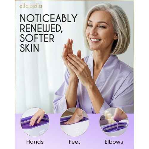 ELLA BELLA¢ç Paraffin Wax Machine for Hand & Feet ? Parafin Wax Warmer ? Everything in One Kit ? Paraffin Wax Refills, Mitts & Booties ? Soothing Relief with Parrafin Hot Wax ? Home Paraffin Wax Bath