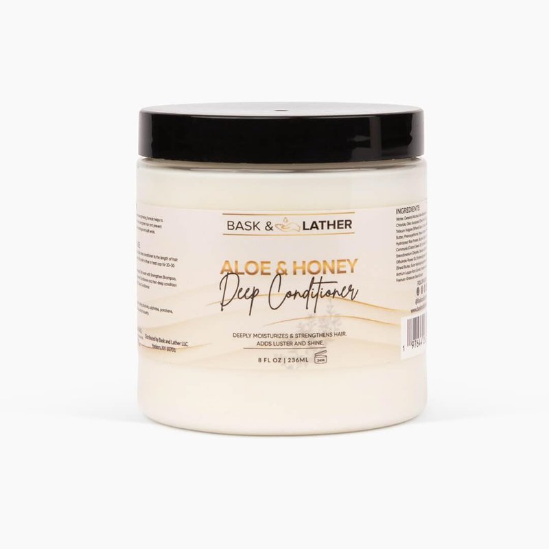 Aloe & Honey Deep Conditioner - Moisturizing Hair Mask with Aloe Vera & Shea Butter | 8oz, For All Hair Types
