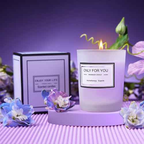 Gifts for Women, Mom, Wife, Girlfriend, Sister, Friends, Her - Unique Birthday, Christmas, Valentine's Day, Mothers Day Gifts - Initial Lavender Spa Gift Basket Set (K)