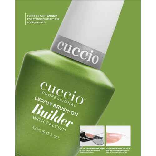 Cuccio LED/UV Universal Base Soak-Off & Brush-On Builder 0.43oz Duo Set