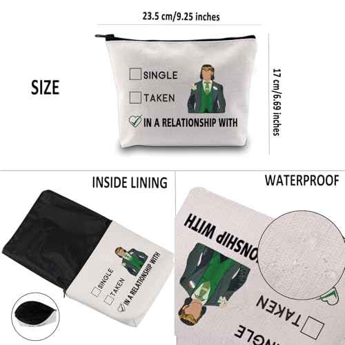 G2TUP Dating T H Makeup Bag T H Fan Gift Cosmetic Bag with Zipper