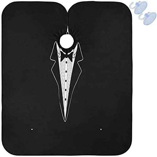 visesunny Professional Barber Cape Polyester Hair Cutting Salon Cape Apron Anti-Static Beard Bib Grooming Apron