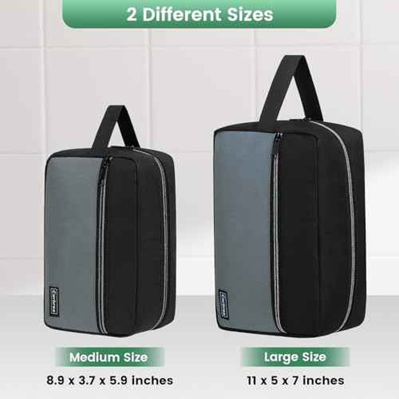 Travel Toiletry Bag - Large Travel Bag for Toiletries, Cosmetics, Accessories, Gifts - Black
