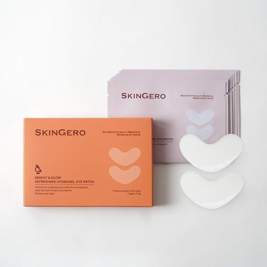 SKINGERO BRIGHT & GLOW REFRESHING HYDROGEL EYE PATCH (7 pairs)