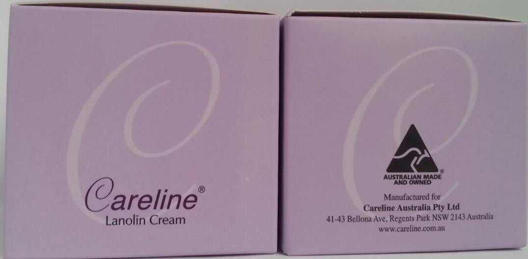 2 x Careline Lanolin Cream with Grape Seed Oil & Vitamin E 100ml