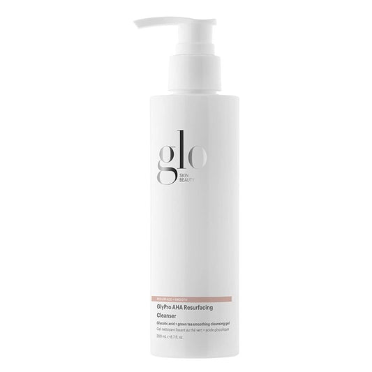 Glo Skin Beauty GlyPro AHA Resurfacing Cleanser - Smoothing Gel for Dullness, Clogged Pores & Uneven Skin Tone