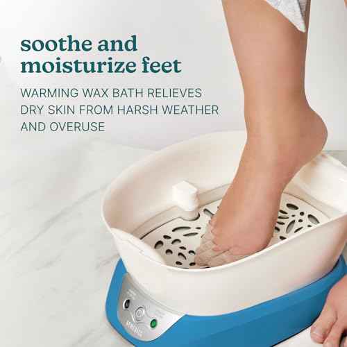Homedics Paraffin Wax Machine for Hands - Hypoallergenic Hot Wax Hand Therapy Machine to Soothe and Moisturize Hands - Includes 3 Pounds of Wax and 20 Hand Liners