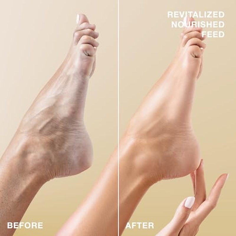 STARSKIN VIP Gold Mask Foot (4 Pieces), Softening Foot Mask for all Skin Types, Korean Skin Care, Hydrating and Moisturizing with Shea Butter and Rose Oil, K Beauty Skincare