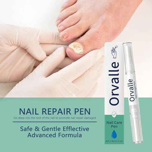 Orvalle Nail Fungus Pen, Nail Growth Treatment Repair Serum Twist Pen Activator for Repair & Strengthener(2PCS)
