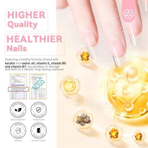 SAVILAND Clear Dip Powder Nail Kit Starter: 60g 2.1oz Dip Powder for Nails with Dipping Powder Liquid Set Dip Base Activator and Top Coat Professional Dip Nail Kit Repair for French Manicure Nail Art