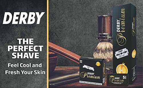 Derby Premium Single Edge Razor Blades - 500 Count for Smooth Shaving