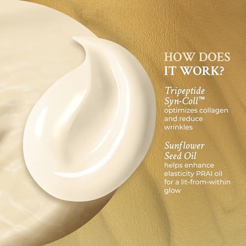 PRAI Beauty 24K Gold Creme - Face Moisturizer, Skincare Product, 1.7 Oz