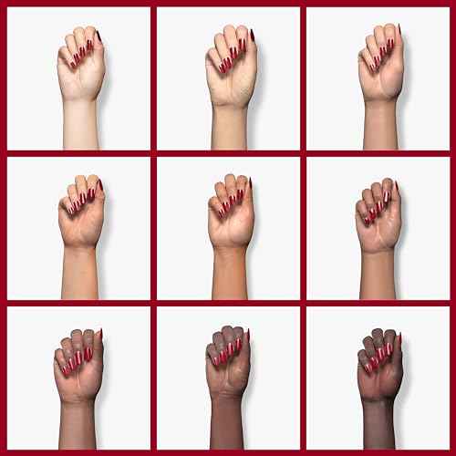 Essie Gel Couture Long-Lasting Nail Polish, 8-Free Vegan, Burgundy Red, Bubbles Only, 0.46 fl oz