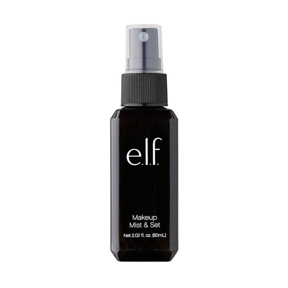 e.l.f. Makeup Mist & Set - Hydrating All-Day Wear Spray with Aloe, Green Tea & Cucumber | 2.02 Fl Oz