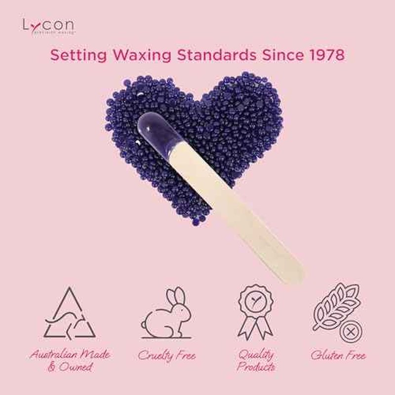 Lycon LycoJet Lavender Hard Wax Bricks for Hair Removal, Effortlessly Removes Stubborn Hair with Professional-Grade Soothing Formula, Suitable for Sensitive Skin, 1kg/ 35.3 oz