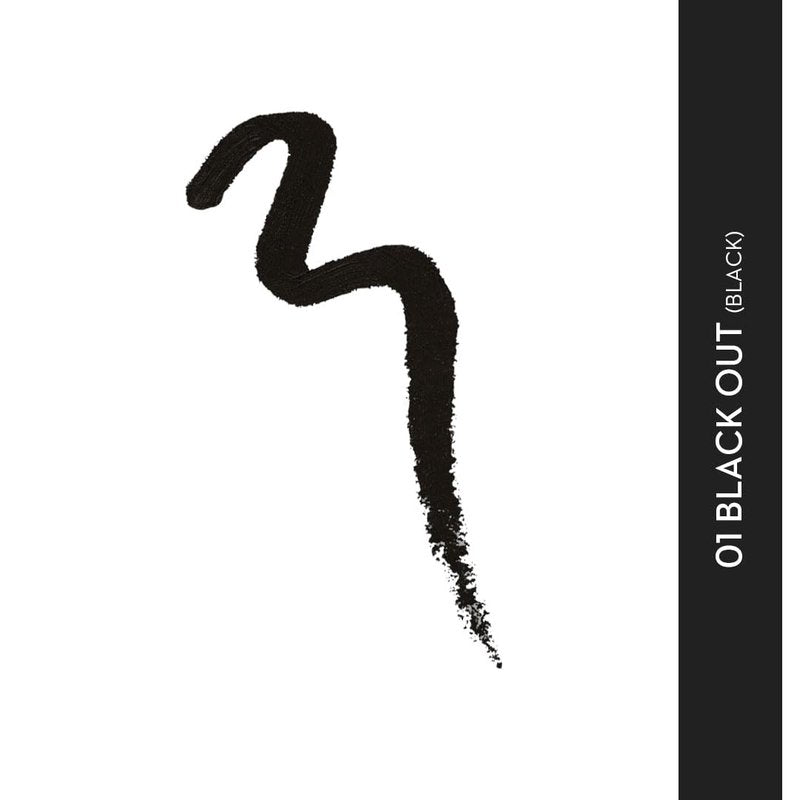 SUGAR Cosmetics Kohl Of Honour Intense Matte Kajal Waterproof & Smudgeproof Lasts upto 10hrs 0.25gm - Pack of 1 01 Black Out