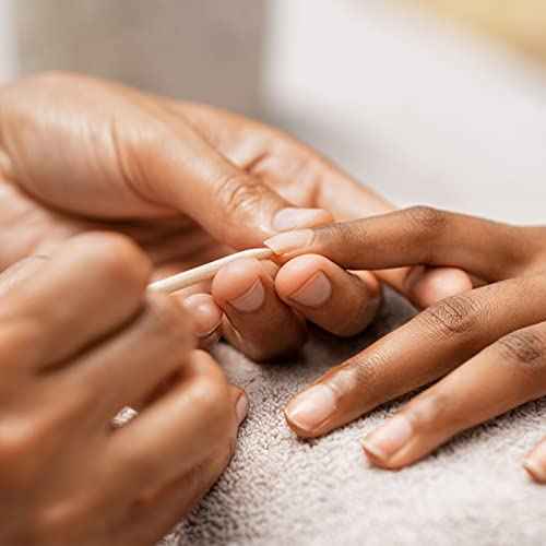 200 Pcs Orange Wooden Sticks for Nails, 4.5 Inch Double Sided Wood Cuticle Pusher Tool Disposable Orangewood Nail Stick, Bamboo Manicure Stick