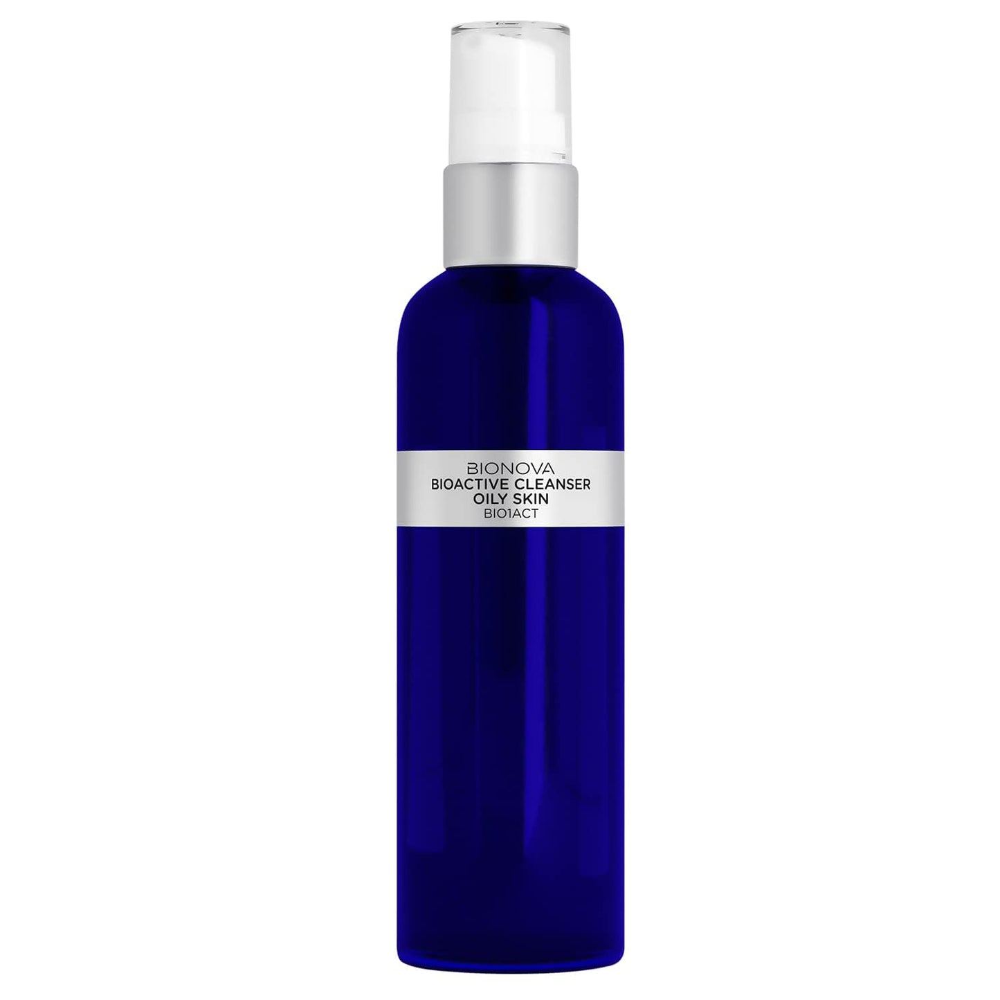 BIONOVA Bioactive Cleanser for Oily Skin - Facial Cleanser Provides a Gentle Deep Clean, Oil-Free, Sulfate-Free, Eliminates Excess Oil with Vitamin B5, Niacinamide and Hyaluronic Acid (4.5 fl oz)