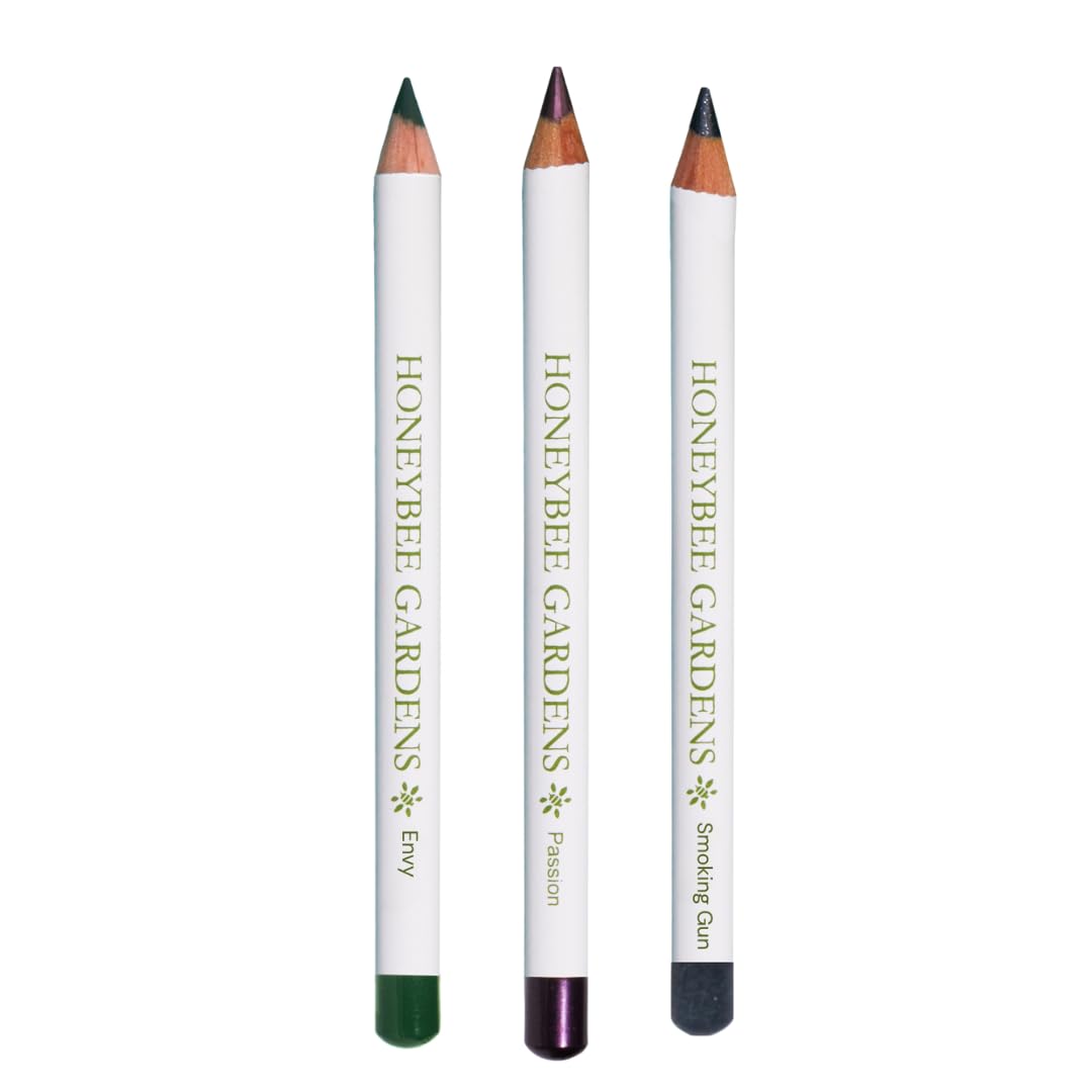 Honeybee Gardens Effortless Eye Liner Trio | Black, Brown, Purple