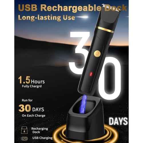 Body Hair Trimmer for Men, Manscape 3-in-1 Electric Razor Groin Groomer,IPX7 Waterproof Wet/Dry,Versatile Hair Trimmer for Ball/Beard/Nose,USB Rechargeable & Nose/Shaves Head,Christmas Gifts for Men