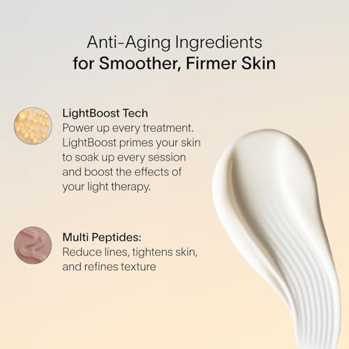 Solawave LightBoost Red Light Therapy Serum for Face & Neck | Enhances Beauty Wand & Microcurrent Devices | Boosts Collagen & Hydration for Radiant Skin, Reduces Appearance of Wrinkles & Fine Lines