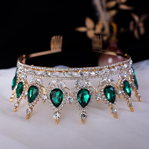 Tiara Crown for Women Crystal Queen Crowns Princess Tiaras with Comb Royal Crown for Wedding, Christmas, Halloween, Birthda, party, Prom, Anniversaries