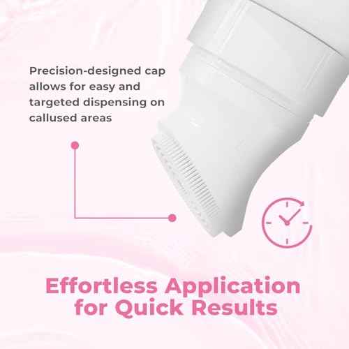 Foot Callus Remover with Foot File, Extra Strength Callus Remover Gel with Brush Head, Professional Dead Skin Removal for Feet, 8oz