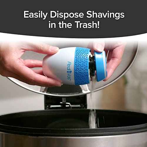 As Seen On TV Electric Callus Remover + Built-In Vacuum Sucks Up Shavings,Gently Removes Calluses & Dry Skin in Seconds, Mess-Free, Spins at 2000 RPMs, LED Light, 2 Speed Settings, 3.5"x 2.5"