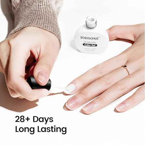JODSONE 10ml White Gel Nail Polish White gel polish Soak Off Led Gel Polish Nail Art Manicure Salon Diy Need U V Lamp