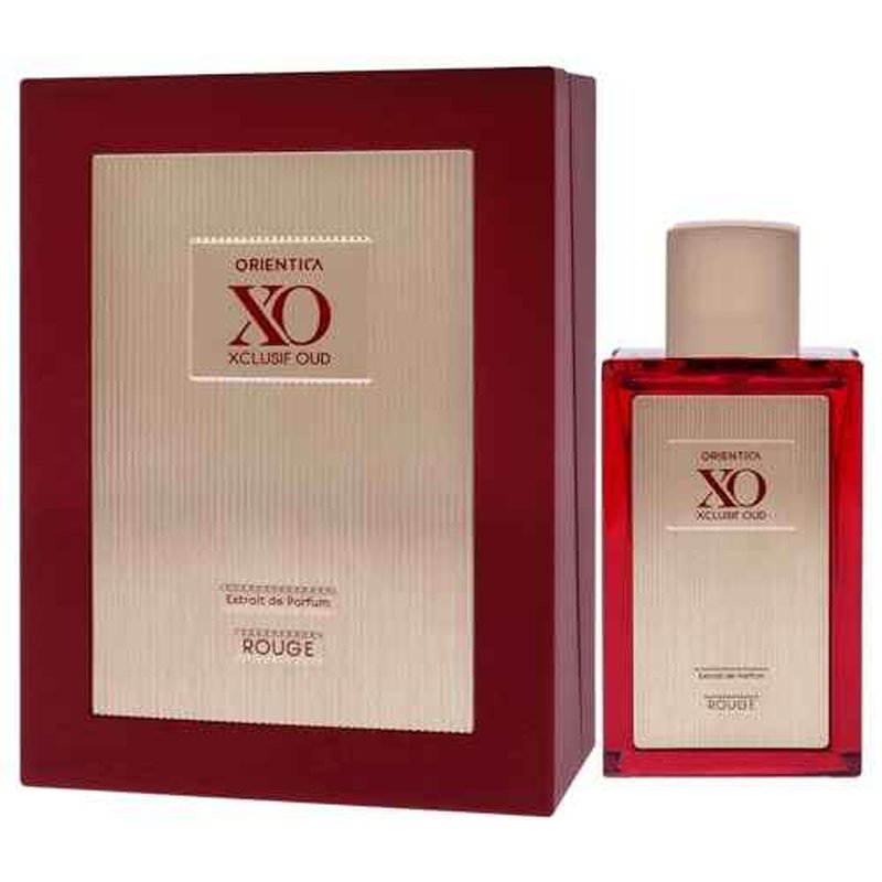 Orientica XO Xclusif Oud Rouge Extrait de Parfum ? Woody, Floral, Amber, Saffron, Praline, Jasmine, Orange, Oak Moss, Seaweed - Arabic Perfume for Men & Women ? 2.0oz / 60ml