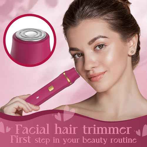 Electric Bikini Trimmer for Women - Waterproof Pubic Hair Trimmer & Facial Shaver, Rechargeable Cordless Electric Razor with Ceramic Blades, IPX7 Shower-Safe for Sensitive Skin, Christmas Gift for Her