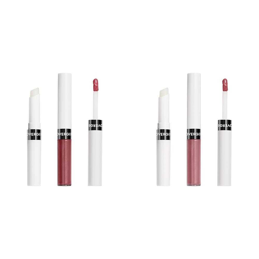 COVERGIRL Outlast All-Day Lip Color with Moisturizing Topcoat, New Neutrals Shade Collection, Good Mauve Pack of 1 and Rosie 0.06 Ounce Pack of 1