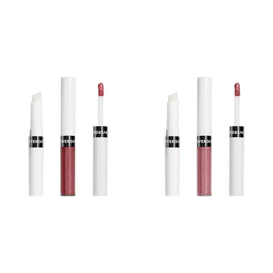 COVERGIRL Outlast All-Day Lip Color with Moisturizing Topcoat, New Neutrals Shade Collection, Good Mauve Pack of 1 and Rosie 0.06 Ounce Pack of 1