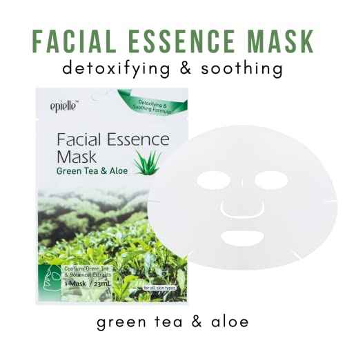 Epielle Home Spa Kit, 6 Relaxation Essentials, Repairing, Soothing, Nourishing & Detoxifying for Radiant Skin, At-Home Spa Kit, Self Care Gifts for Women, Korean Skin Care Set