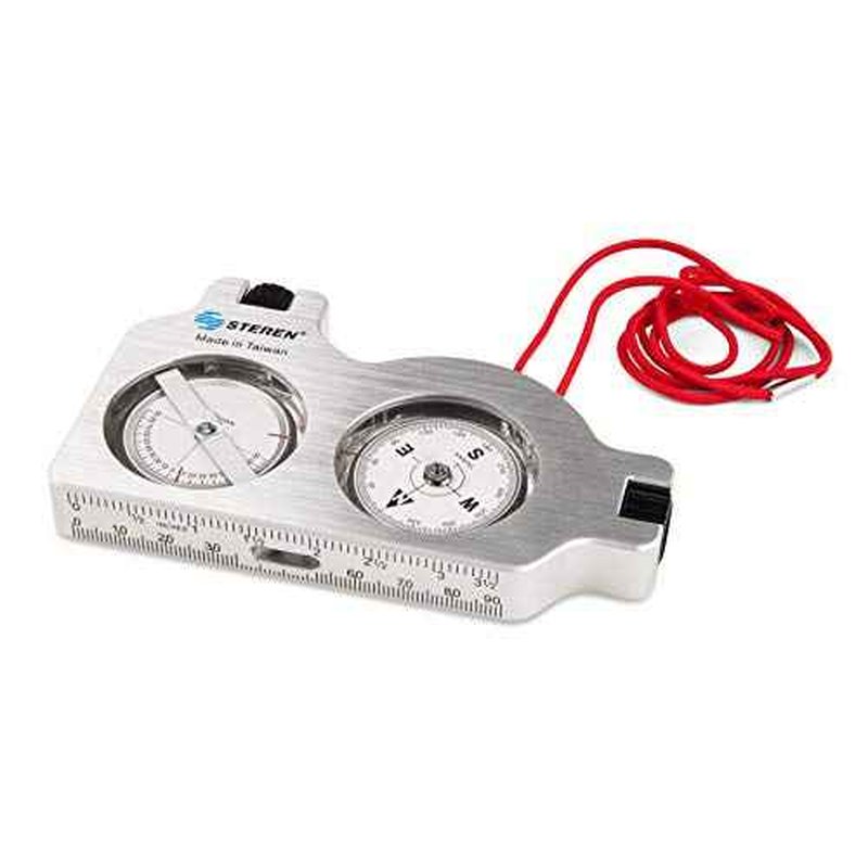 STEREN Multifunctional Surveyor Compass with Clinometer | Durable Aluminum Satellite Finder & Inclinometer | Accurate Tripod-Mountable Compass for Forestry, Offroad Surveying, and Site Navigation