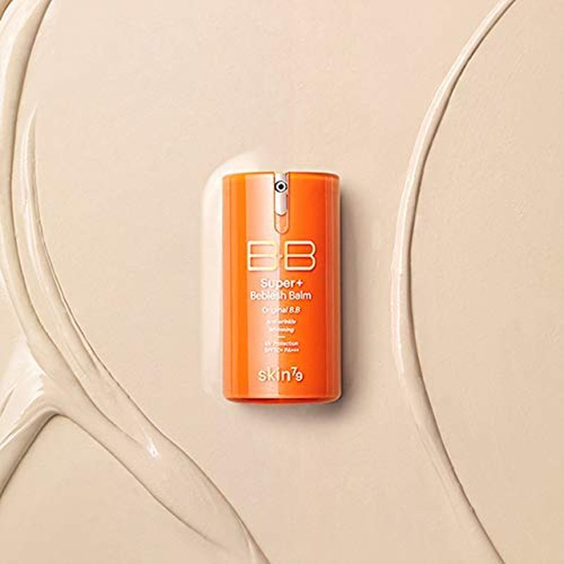 Super Plus Beblesh Balm BB Cream - Triple Function Orange #21 Yellow Beige | 1.35 fl. oz. - Rich Vitamin Complex for Healthy Skin