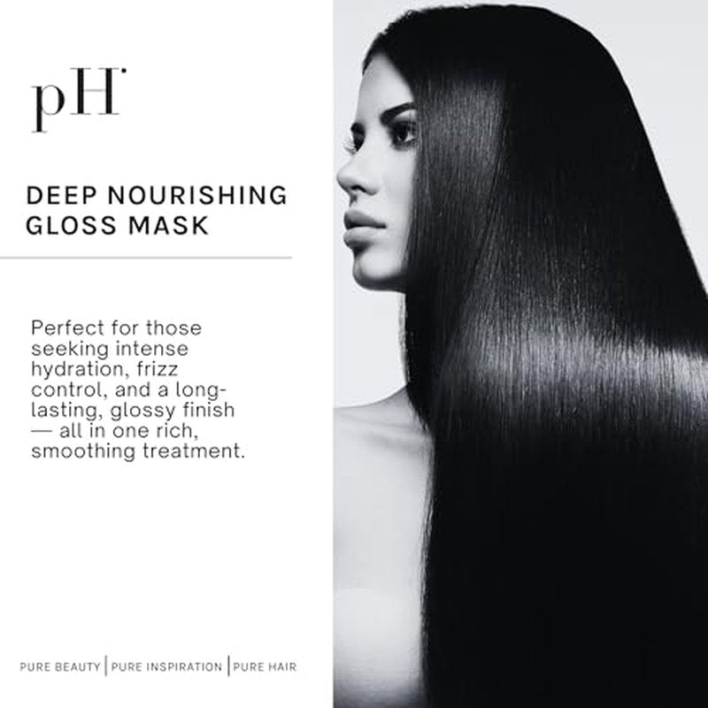 pH PURE HAIR Repair Hair Mask - Revitalizing Treatment for Damaged & Bleached Hair - Strengthening Moisturizing Mask with Hyaluronic Acid - Restores Volume - Sulfate-Free & Paraben-Free - 6.7 Oz