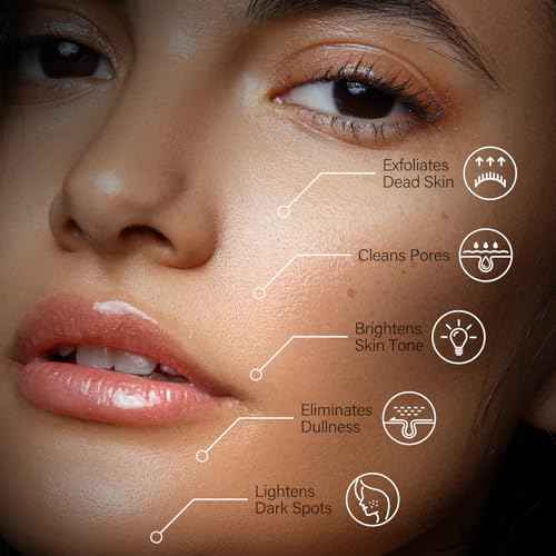 Turmeric Vitamin C Face Scrub-Turmeric Microdermabrasion Exfoliating Facial Scrub Vitamin C Face Exfoliator