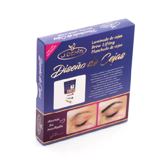 Eyebrow Design Kit - Professional Makeup Set with 4 Brushes | Natural Finish, 30 Applications