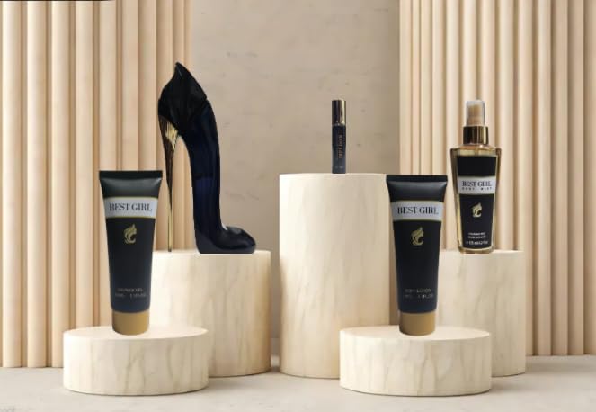 Perfume Gift Set for Women - 5-Piece Eau de Parfum Collection with Luxurious High Heel Bottle, Body Lotion, Mist & Shower Gel | 2.7 fl oz