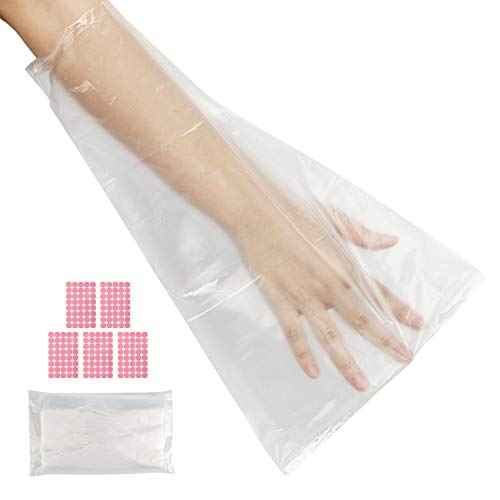 Segbeauty Paraffin Wax Bags for Hands & Feet, 100 Counts Plastic Paraffin Wax Liners, Disposable thera-py Wax Refill Sock Glove Paraffin Bath Mitt Cover for Wax treat-ment Paraffin Wax Machine