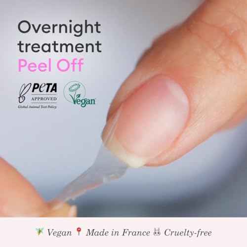 Manucurist SOS Nail Mask - Nail Care - Overnight Nail Mask - For Severely Damaged Nails - 80.5% natural plant based ingredients - 0.5 fl oz