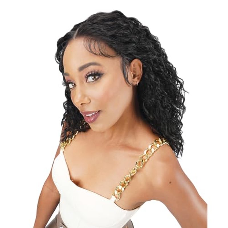 Zury Sis Chunky Synthetic Hair Hd Lace Front Wig - Izara (1B)