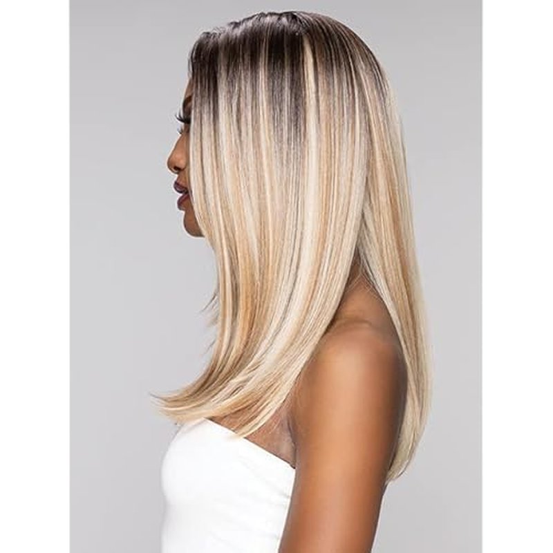 Janet Collection Melt 13x6 Frontal Part Lace Wig - POLINA (1B)
