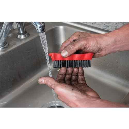 Performance Tool W9163 Utility and Fingernail Brush with Magnet / Scrub Brush