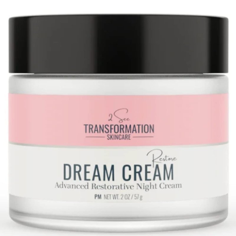 Dream Cream Menopause Night Cream - Hydrating Skincare with Hyaluronic Acid, Niacinamide & Peptides | Overnight Face Mask