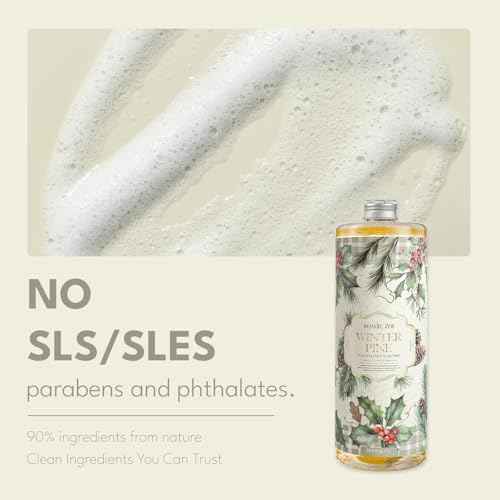 ROMIIE ZOI Christmas Foaming Hand Soap Set, Winter Pine, Gentle & Moisturizing Formula,1000 ML+500ml(Pack of 2)