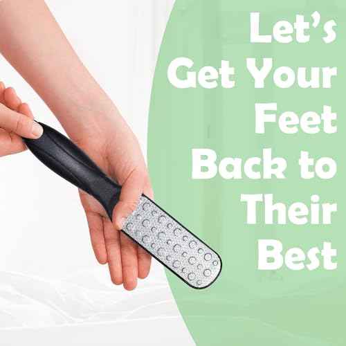 Callus Remover Gel & Double-Sided Foot File: 8 oz Extra Strength Callus Remover for Feet, Foot Callus Remover Care, Pedicure Tools Supplies, Spa Kit, Dead Skin Scrubber